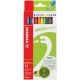 Stabilo crayon de couleur greencolors, étui carton de 24