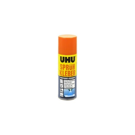 Uhu colle en spray, permanent, transparent, 500 ml