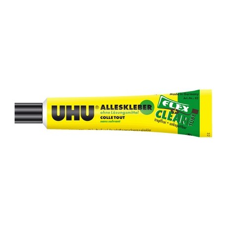 Uhu colle tout flex + clean, sans solvant, 20 g