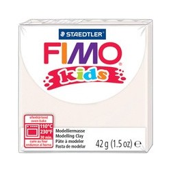 Fimo kids pâte à modeler, durcissante au four, jaune, 42 g