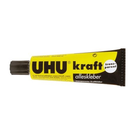 Uhu colle forte universelle transparente, avec solvant, 125g