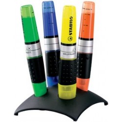 Stabilo surligneur luminator, set de bureau de 4