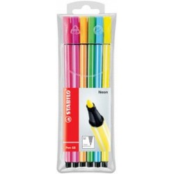 Stabilo feutre pen 68, étui en plastique de 20
