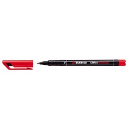 Stabilo feutre pour films ohpen universal, permanent, rouge
