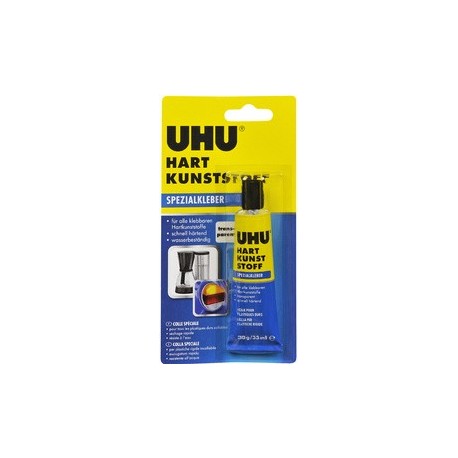 Uhu colle spéciale hart kunststoff, tube de 30 g