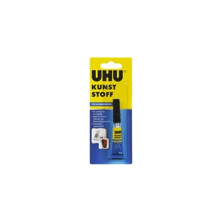 Uhu colle instantanée spécial plastique, 3 g