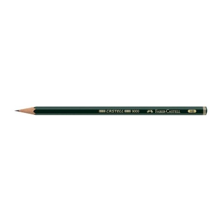 Faber-castell crayon castell 9000, degré de dureté: hb