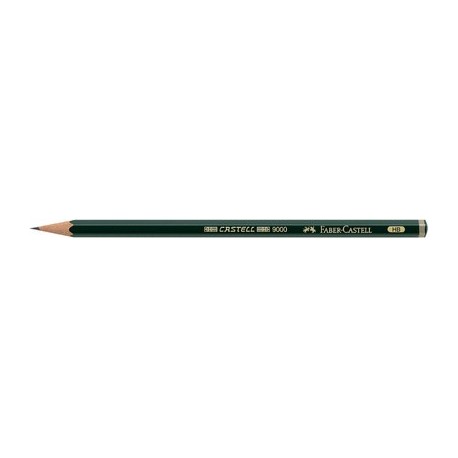 Faber-castell crayon castell 9000, degré de dureté: 8b