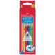 Faber-castell crayons de couleur jumbo grip, étui en carton