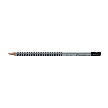 Faber-castell crayon grip 2001 avec gomme, degré dureté: hb