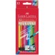Faber-castell crayons couleur effacables, étui carton de 12,