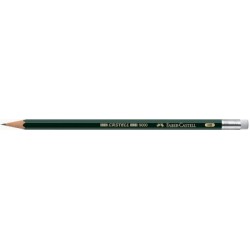 Faber-castell crayon castell 9000 avec gomme