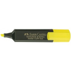 Faber-castell surligneur textliner 48 refill, jaune
