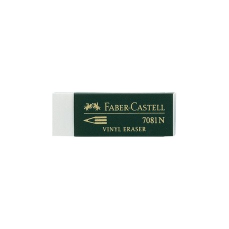 Faber-castell gomme en plastique 7081 n