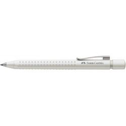 Faber-castell stylo à bille rétractable grip 2011 xb, argent