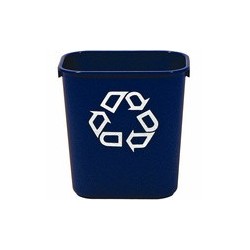 Rubbermaid corbeille à papier, 12,9 litres, rectangulaire
