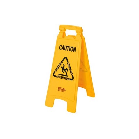 Rubbermaid panneau d'avertissement "caution wet floor"