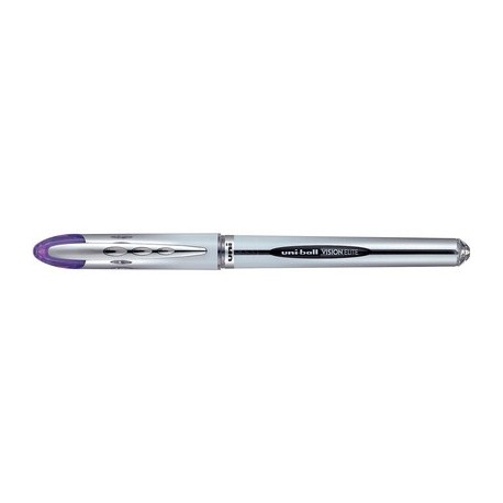 Uni-ball stylo roller à encre vision elite (ub-200), violet