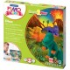 Fimo kids kit de modelage form & play "dino", level 2