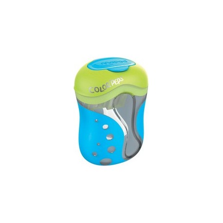 Maped double taille-crayons color'peps, couleurs assorties,