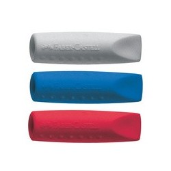 Faber-castell gomme "grip 2001 eraser cap", couleur: gris