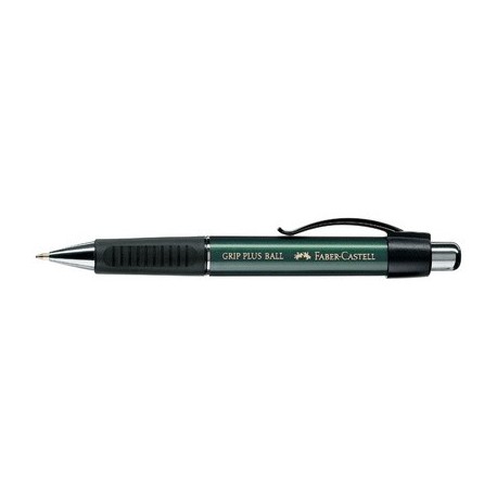 Faber-castell stylo à bille rétractable grip plus, bleu