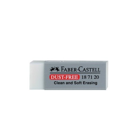 Faber-castell gomme en plastique dust-free, gris