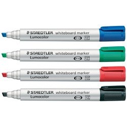 Staedtler lumocolor marqueur pour tableau blanc 351, noir