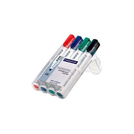 Staedtler  marqueur pour tableau blanc lumocolor 351, étui